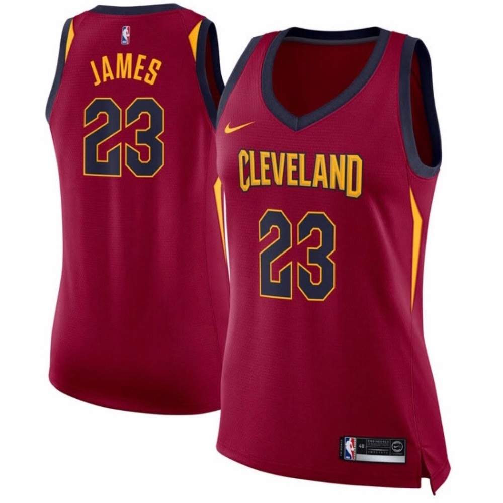 Adidas top, Lebron James Women’s Cavs Jersey